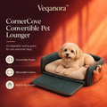 Veqanora™ CornerCove Convertible Pet Lounger
