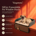 Veqanora™ SillArc Expandable Pet Window Perch