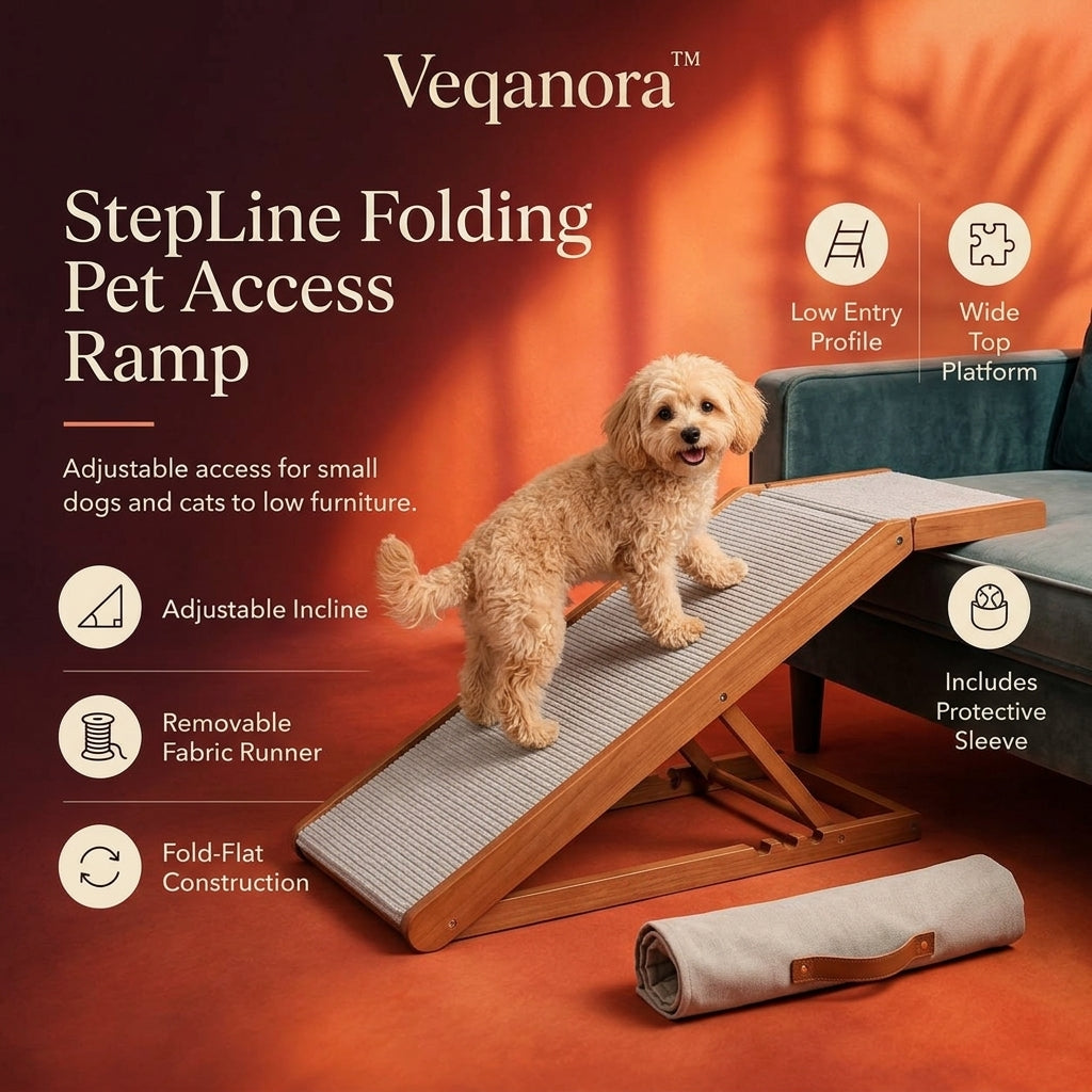 Veqanora™ StepLine Folding Pet Access Ramp
